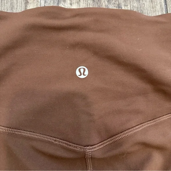 Lululemon Align High Rise Mini Flared Brown Athletic Bottoms - Picture 2 of 5